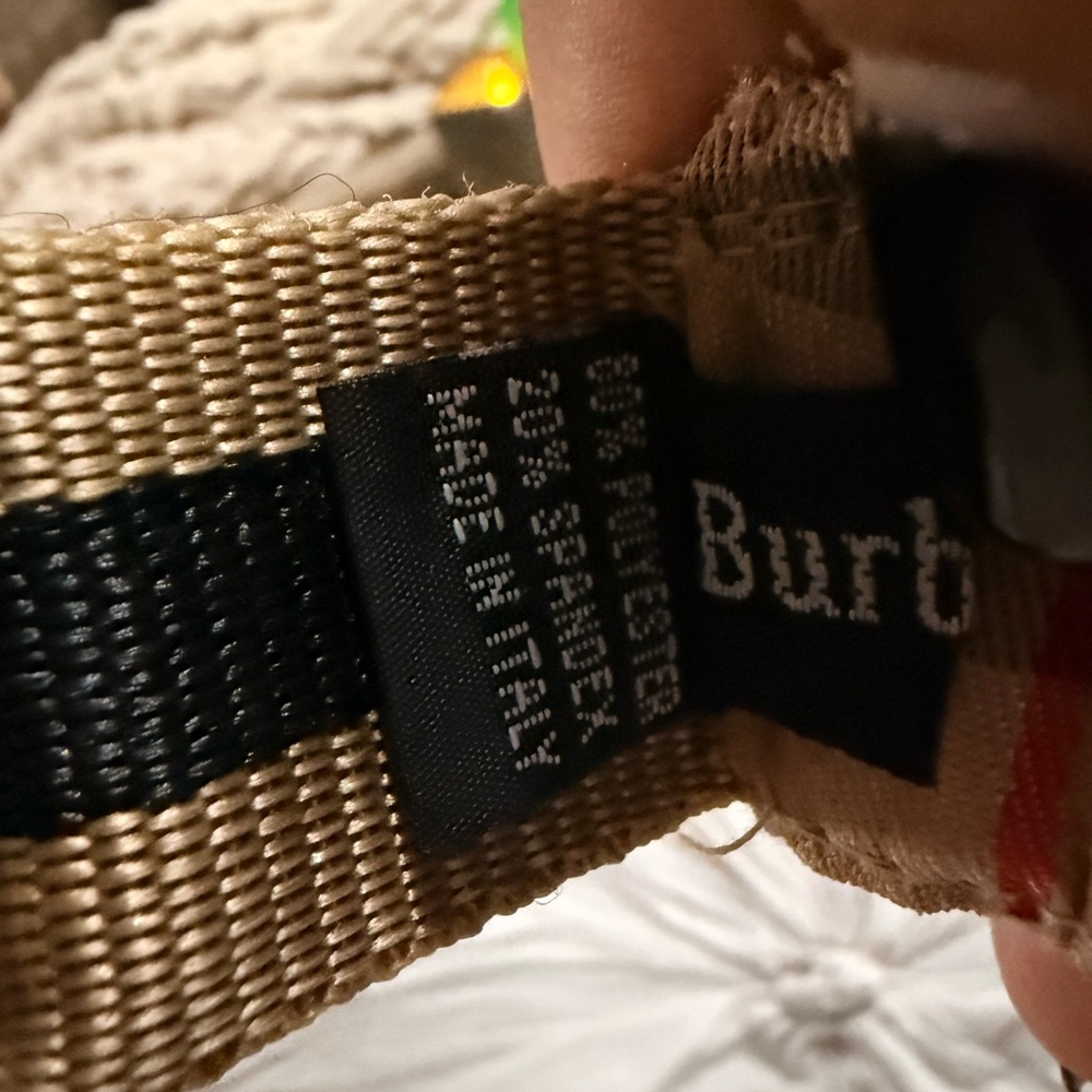 Burberry Tan Plaid Visor - Picture 8 of 10